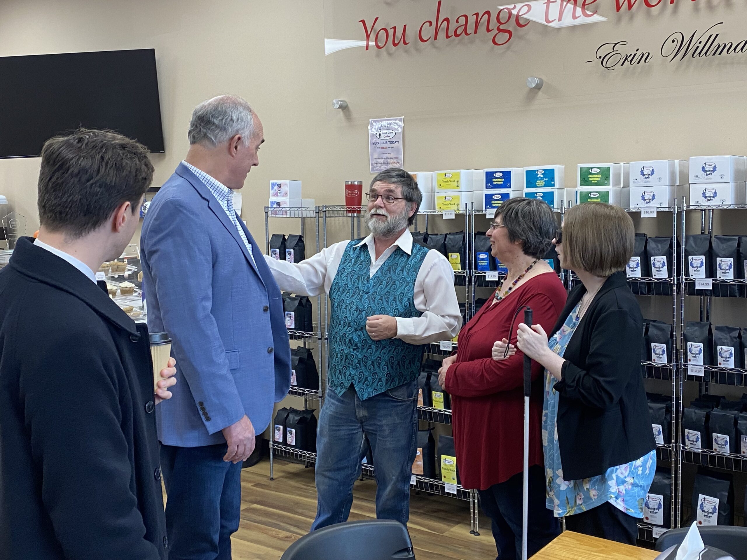 Casey visits White Cane Tuesday to advance disability employment bill | News, Sports, Jobs - Vimarsana News